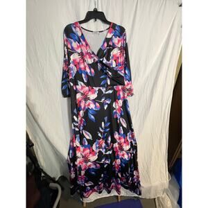 Womens xl floral maxi dress